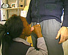  Trio avec une chaude servante black
