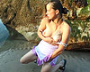  Exhib � la plage + baise en plein air !