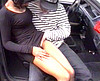 clip Black &agrave; gros nibards se fait enfiler par un taxi