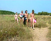  Pipes en pagaille sur une plage du Cap d'Agde 
