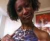  Femme noire avec un beau cul d�bute dans le porno