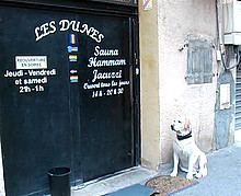 Visite du club �changiste avec un jeune couple