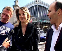 Un fan partouze avec des stars du porno francaises